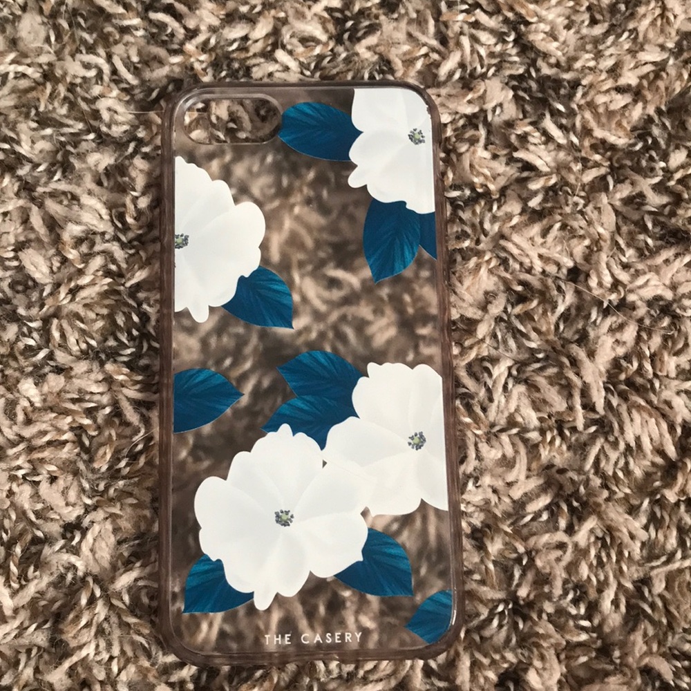 a casery phone case with flowers